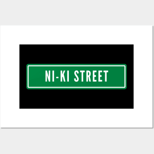 Ni-ki Street Sign ENHYPEN Posters and Art